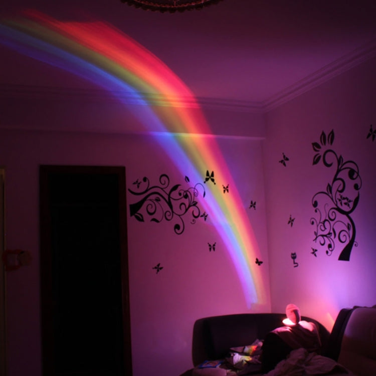 YWXLight Rainbow Projection Reflective Night Light