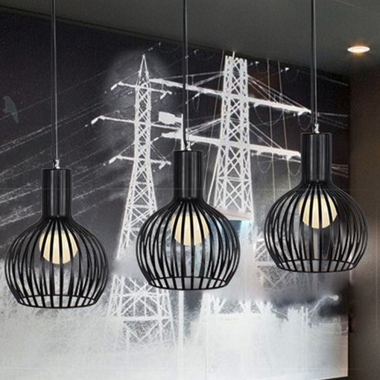 YWXLight LED Industrial Chandelier Creative Birdcage Chandelier With E27 Bulb Suitable For Kitchen Restaurant