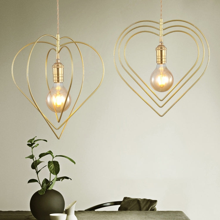 YWXLight Modern Nordic Pendant Light Heart-shaped Lighting E27 Bulb Used for Dining Living Room Kitchen Bedroom