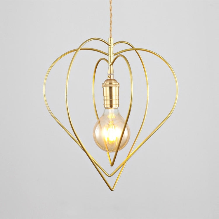 YWXLight Modern Nordic Pendant Light Heart-shaped Lighting E27 Bulb Used for Dining Living Room Kitchen Bedroom