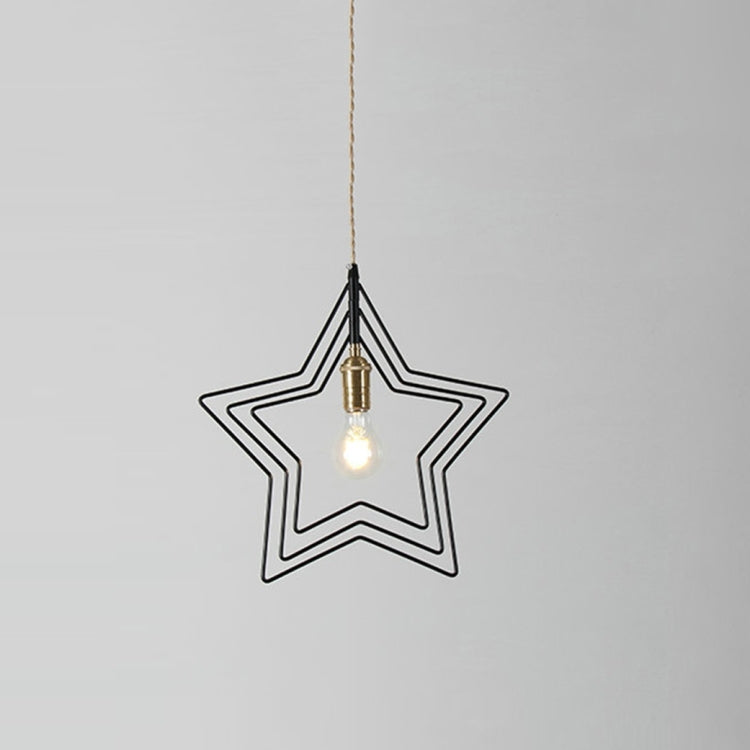 YWXLight Modern Nordic Chandelier Star LED Lighting E27 Bulb For Restaurant Living Room Bedroom