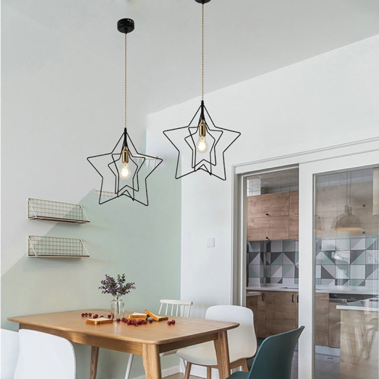 YWXLight Modern Nordic Chandelier Star LED Lighting E27 Bulb For Restaurant Living Room Bedroom