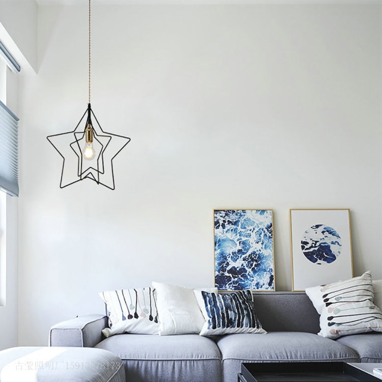 YWXLight Modern Nordic Chandelier Star LED Lighting E27 Bulb For Restaurant Living Room Bedroom