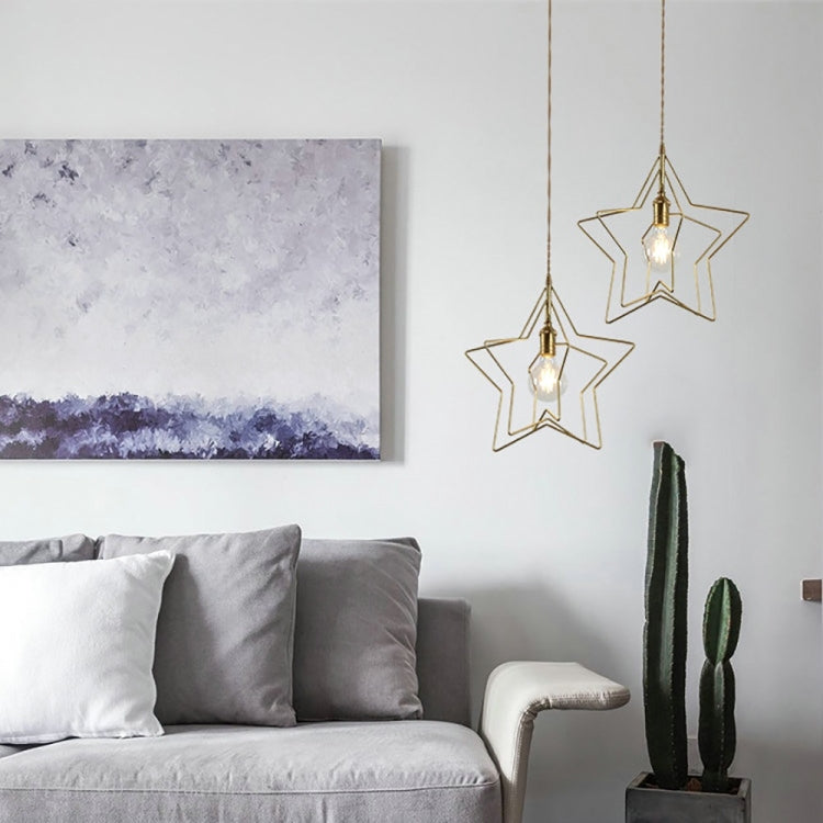 YWXLight Modern Nordic Chandelier Star LED Lighting E27 Bulb For Restaurant Living Room Bedroom