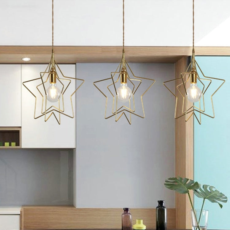 YWXLight Modern Nordic Chandelier Star LED Lighting E27 Bulb For Restaurant Living Room Bedroom