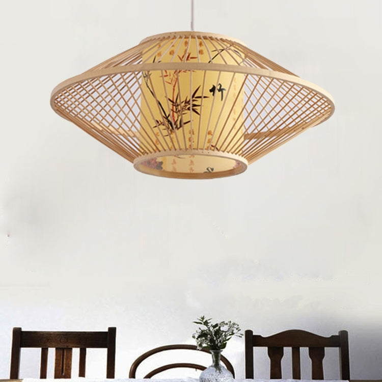 YWXLight Interior Decoration Chinese Style Simple Bamboo Pendant Light (Warm White)