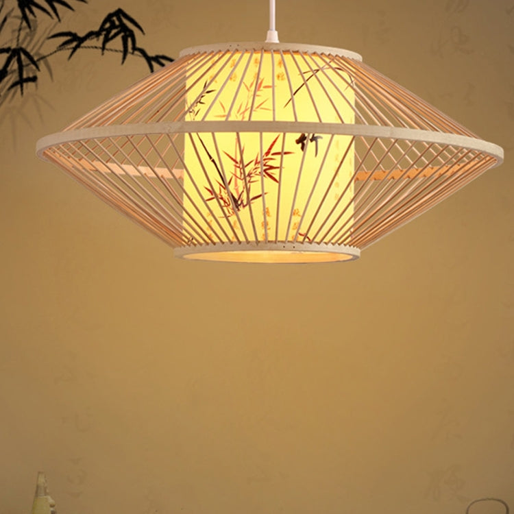 YWXLight Interior Decoration Chinese Style Simple Bamboo Pendant Light (Warm White)