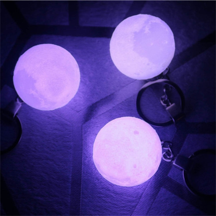 YWXLight RGB Portable 3D Moonlight Keychain