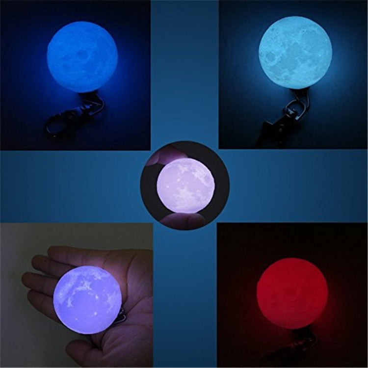 YWXLight RGB Portable 3D Moonlight Keychain