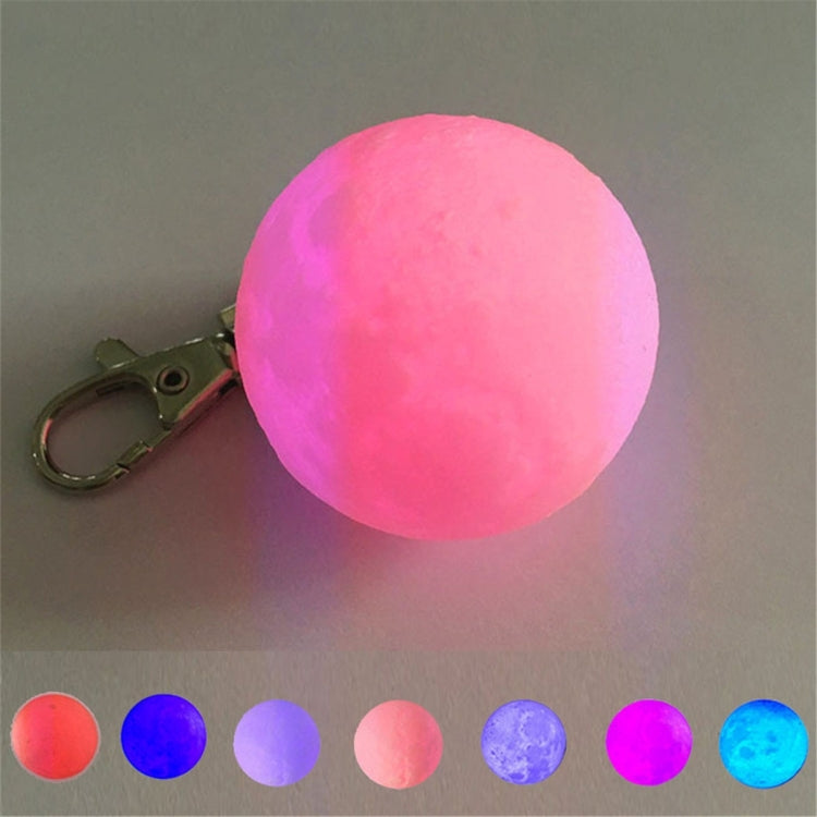 YWXLight RGB Portable 3D Moonlight Keychain