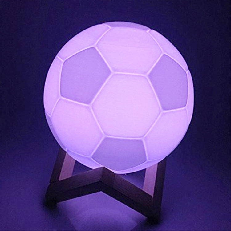 YWXLight 10CM USB Charging Touch 3D Printing Football Night Light