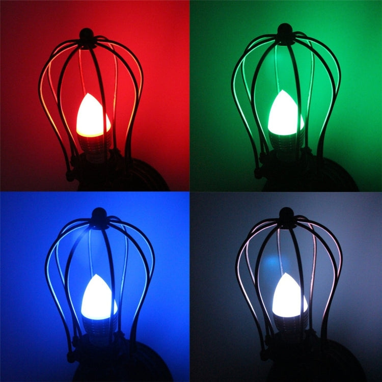 6 PCS YWXLight AC 85-265V E14 4W RGB Dimmable LED Candle Light With Remote Control