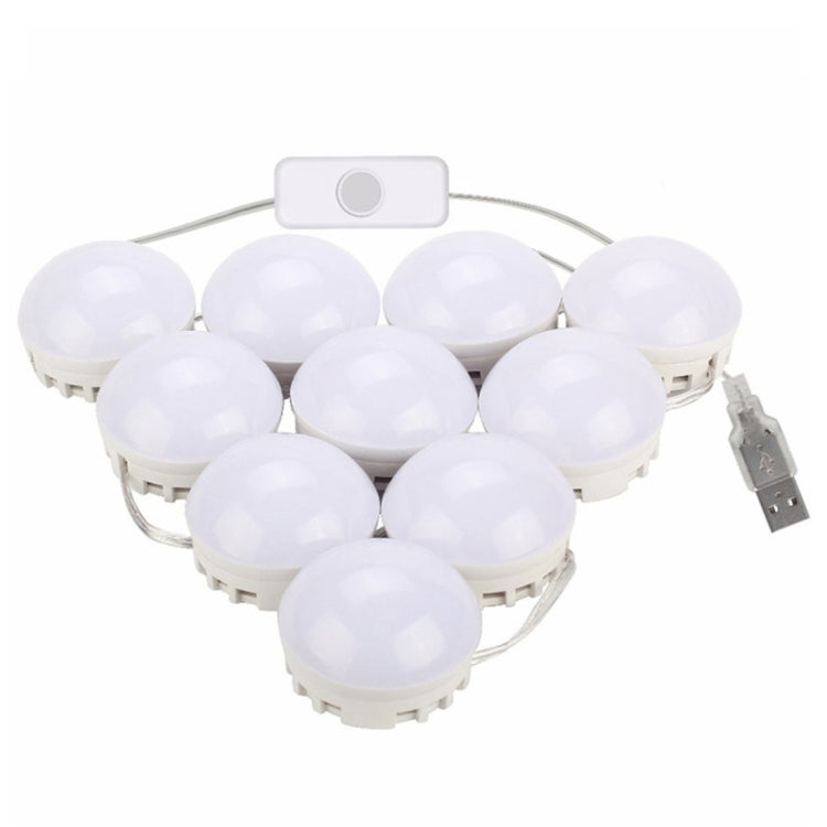 YWXLight 5V 10LED Touch Dimmable DIY Makeup Mirror LED Light Bulb