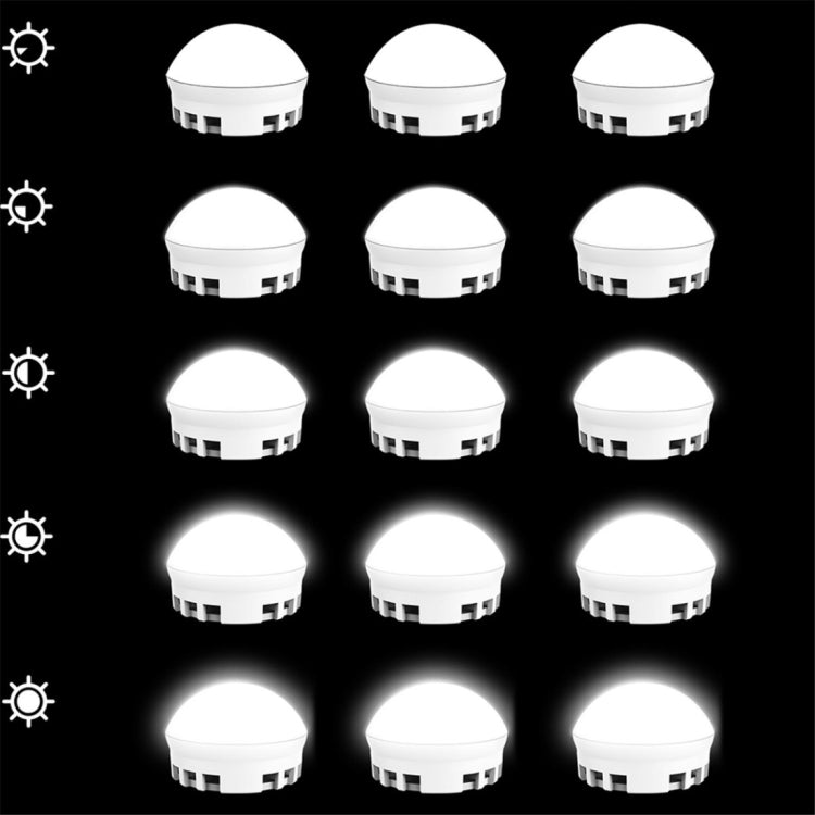 YWXLight 5V 10LED Touch Dimmable DIY Makeup Mirror LED Light Bulb