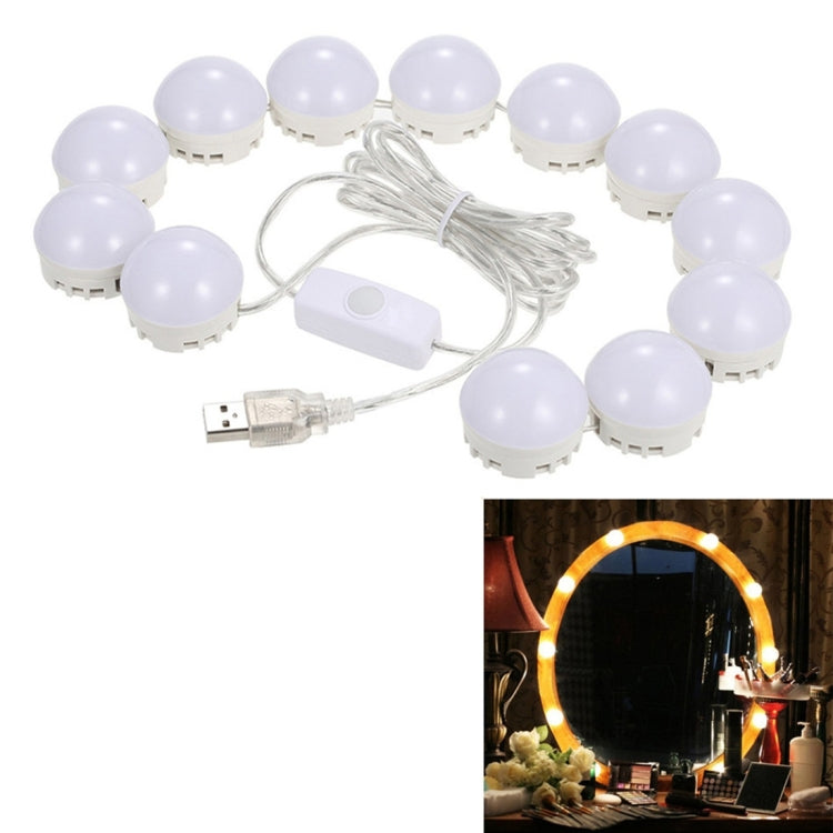 YWXLight 5V 12LED Touch Dimmable DIY Makeup Mirror LED Light Bulb