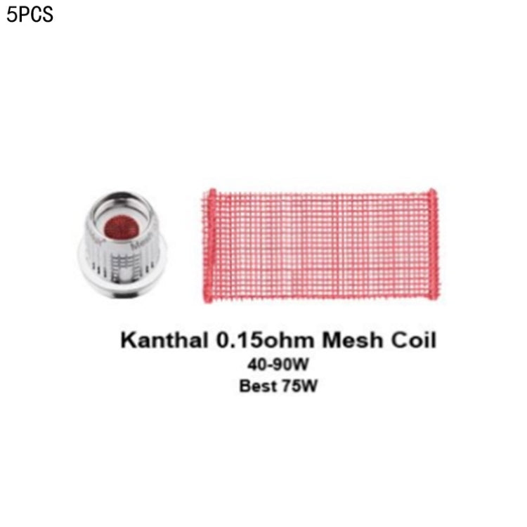 5 PCS FreeMax Replacement Mesh Coils for Fireluke Mesh Tank