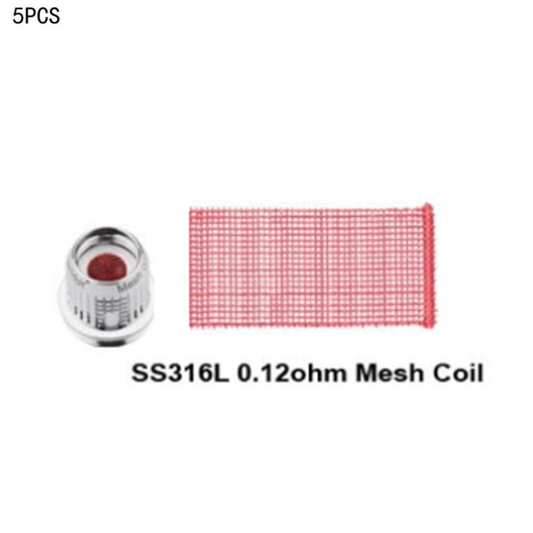 5 PCS FreeMax Replacement Mesh Coils for Fireluke Mesh Tank