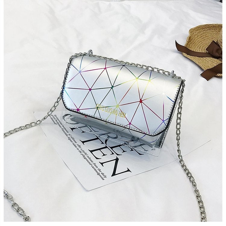 Mesh Casual Shoulder Bag Messenger Bag Ladies Handbag