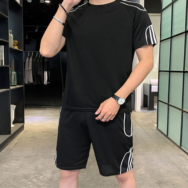 Casual Sports Running Short Sleeve Shorts Set