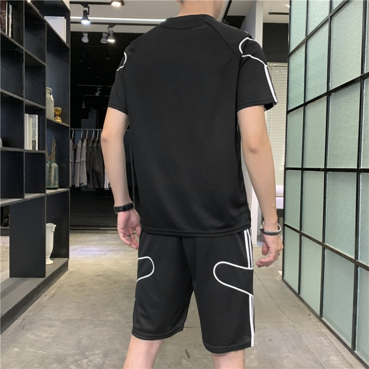 Casual Sports Running Short Sleeve Shorts Set