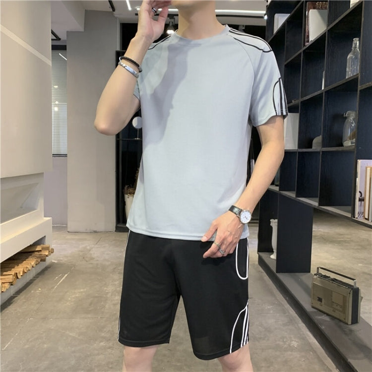 Casual Sports Running Short Sleeve Shorts Set