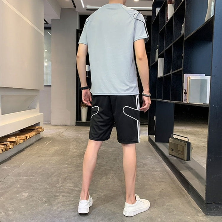 Casual Sports Running Short Sleeve Shorts Set