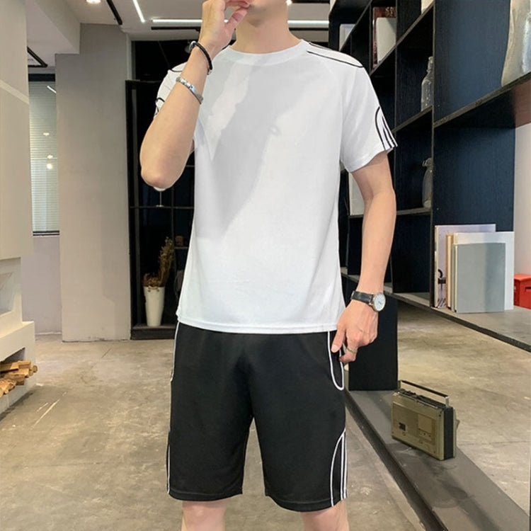Casual Sports Running Short Sleeve Shorts Set