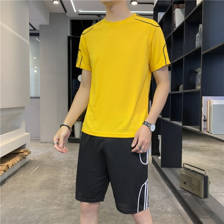 Casual Sports Running Short Sleeve Shorts Set