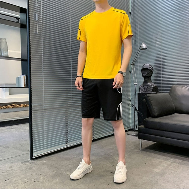 Casual Sports Running Short Sleeve Shorts Set