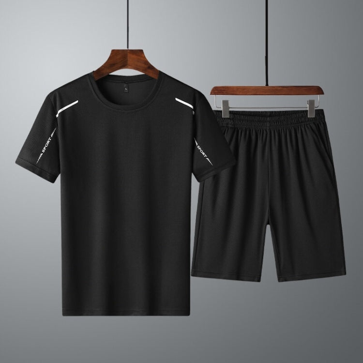 Loose and Quick-drying Short-sleeved Shorts Two-piece Sports Suit