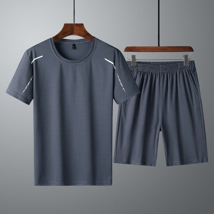 Loose and Quick-drying Short-sleeved Shorts Two-piece Sports Suit