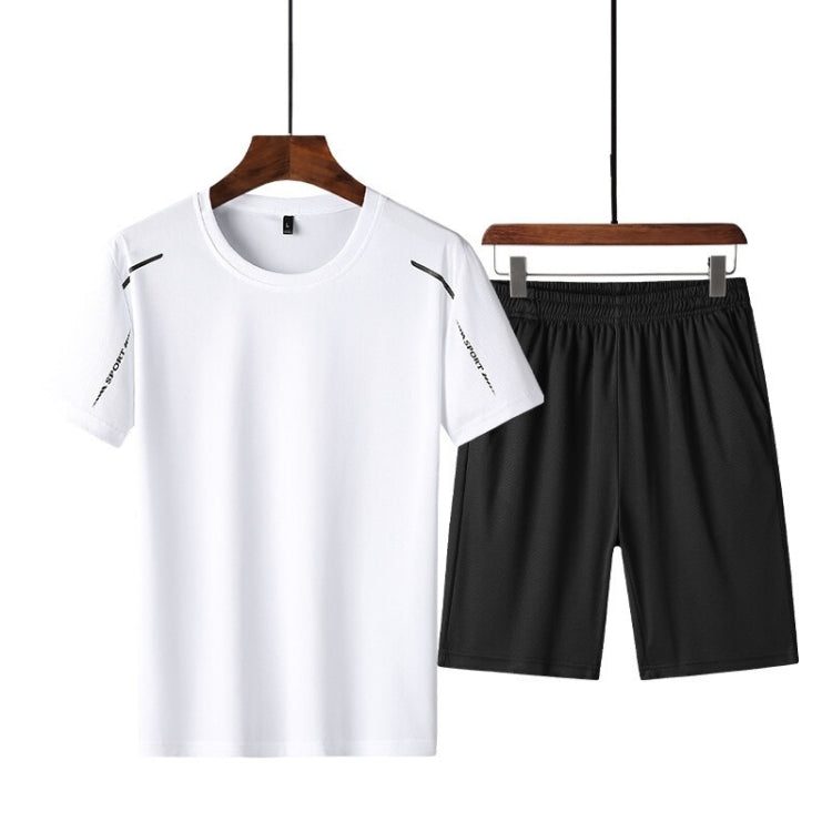 Loose and Quick-drying Short-sleeved Shorts Two-piece Sports Suit