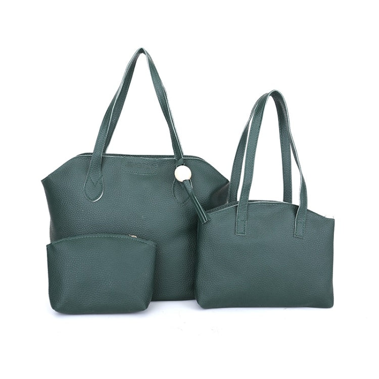 3 in 1 Fashionable PU Leather Single-shoulder Bag Women Handbag Messenger Bag with Tassel