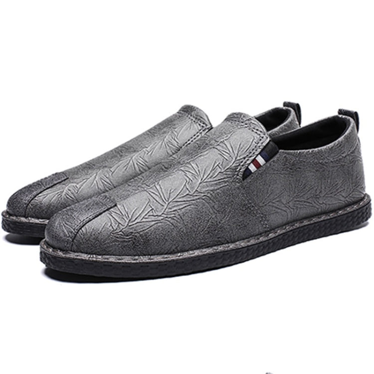 Casual Breathable Round Head Leather Shoes for Men