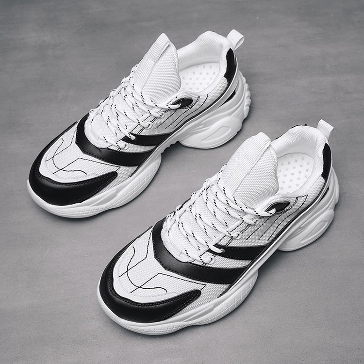 PU Breathable Thick Bottom Sports Casual Shoes for Men