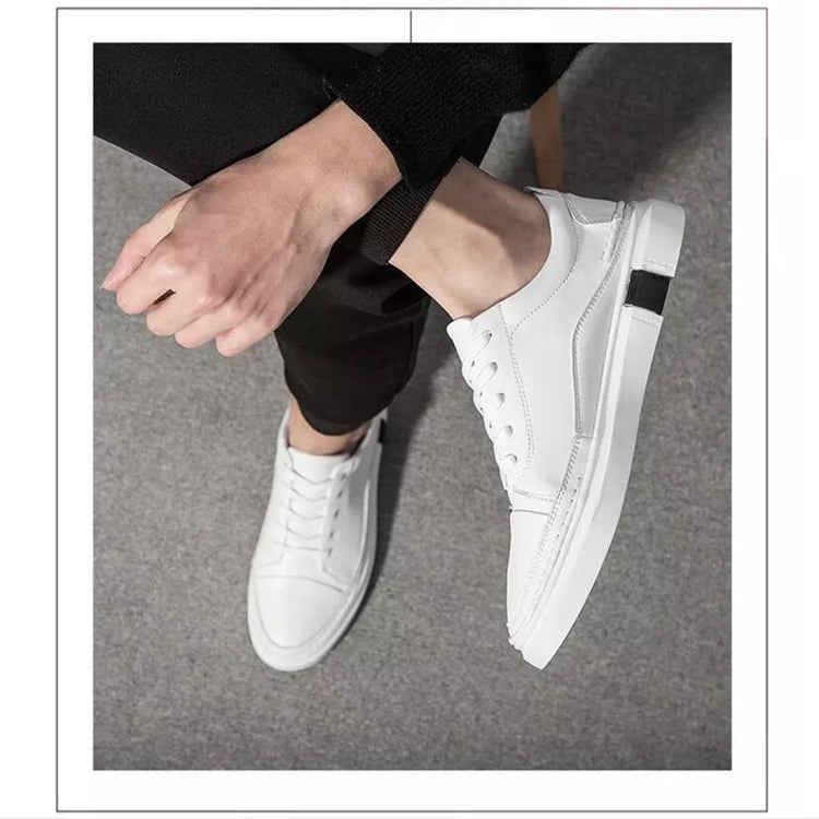 Youth Fashion Men Shoes Leather Shoes Casual Microfiber Leather Lace up Boy Shoes