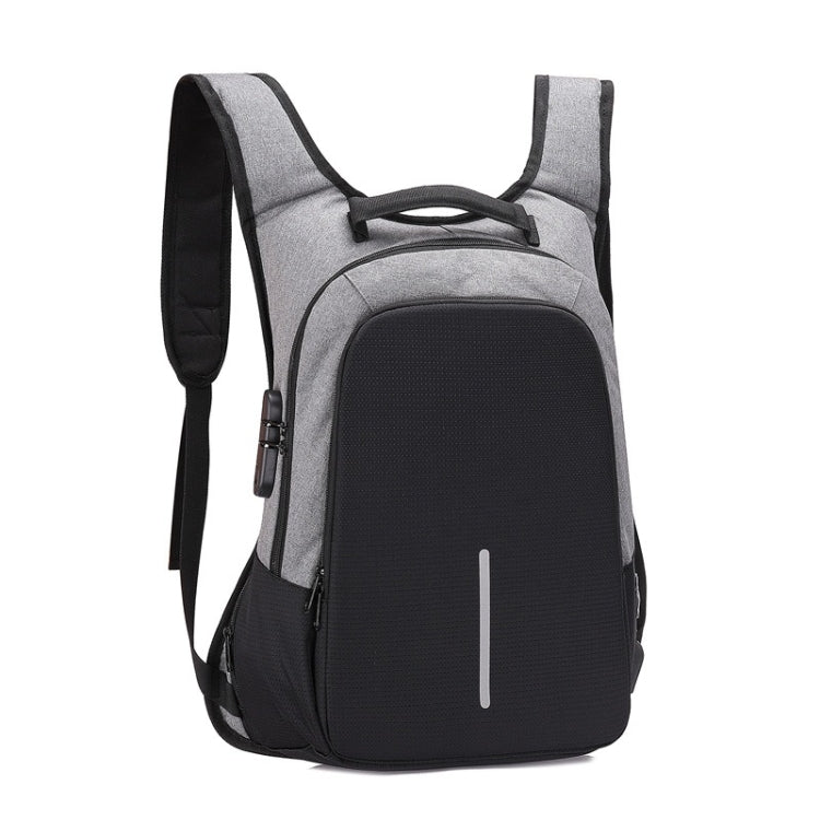 Multi-Function Oxford Portable Casual Double Shoulders School Bag Travel Backpack Bag with Earphone Line Hole & USB Charging