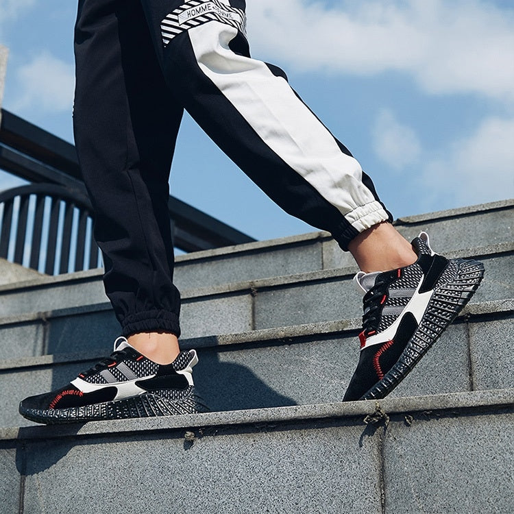 Suede Breathable Flat Heel Sports Shoes Casual Shoes for Men
