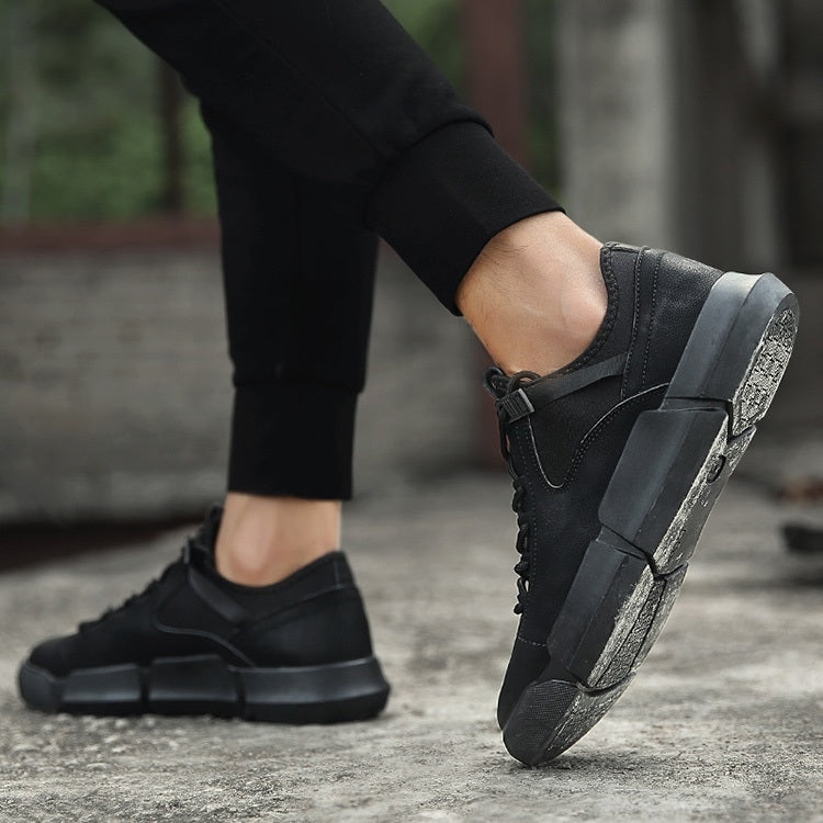 Soft Surface Microfiber Breathable Thick Bottom Sports Casual Shoes Increase Shoes for Men
