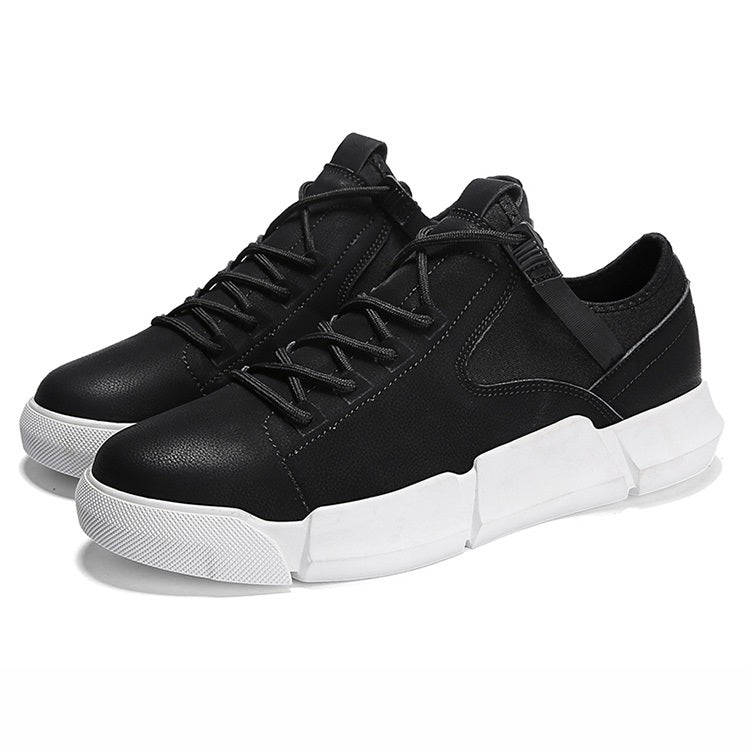 Soft Surface Microfiber Breathable Thick Bottom Sports Casual Shoes Increase Shoes for Men