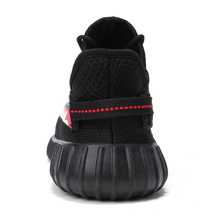 Shark Pattern Breathable Flat Heel Sports Casual Shoes for Men