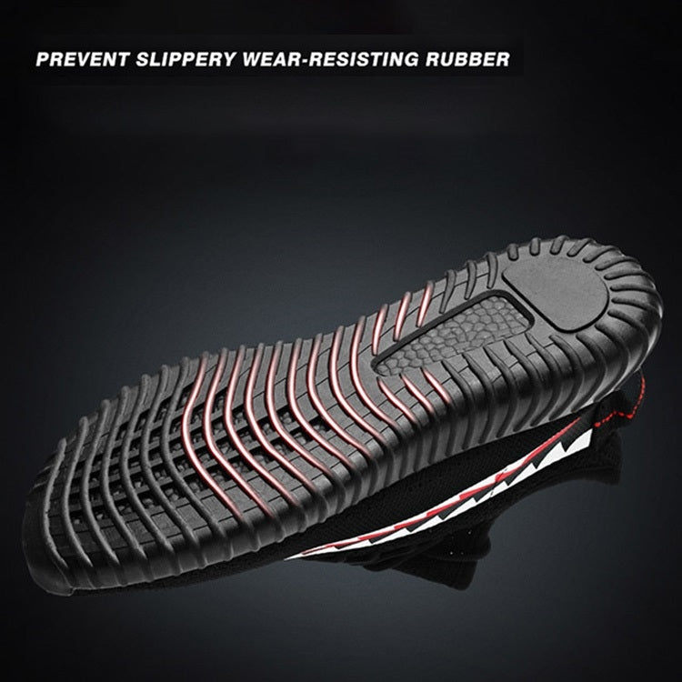 Shark Pattern Breathable Flat Heel Sports Casual Shoes for Men