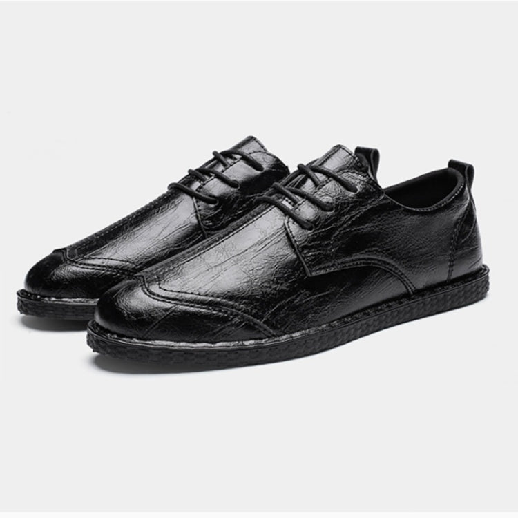 Round Head Outdoor Casual Leather Shoes