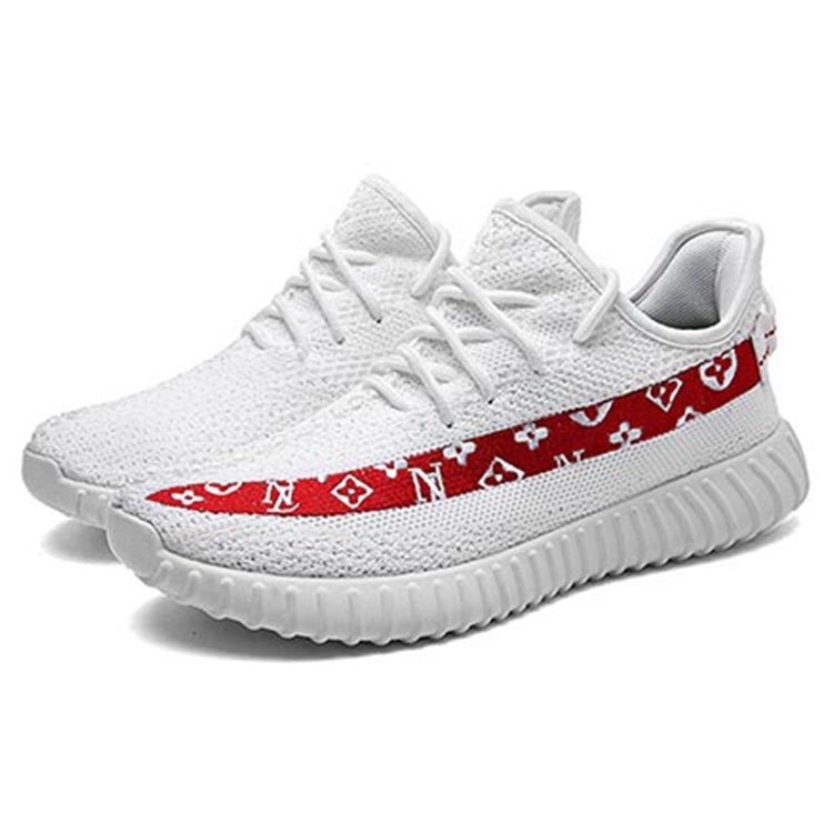 Retro Embroidered Pattern Breathable Flat Heel Sports Casual Shoes for Men