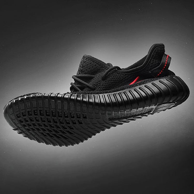 Flying Woven Cloth Breathable Flat Heel Sports Casual Shoes for Men