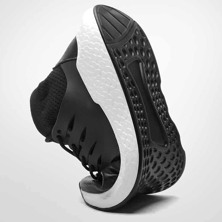 PU Leather Breathable Shockproof Socks Shoes High-top Shoes Sports Casual Shoes for Men