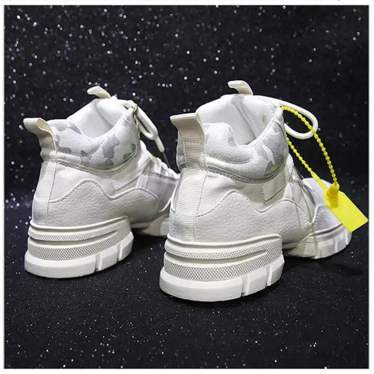 Fashion Sports Shoes Wild Casual PU Leather High-top Girl Shoes