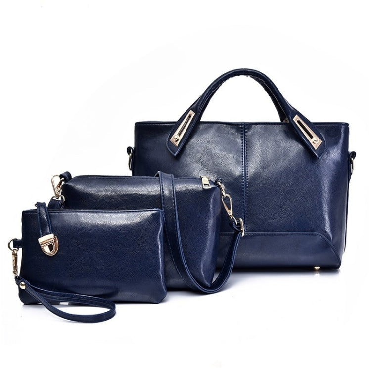 3 in 1 Casual PU Shoulder Bag Ladies Handbag Messenger Bag