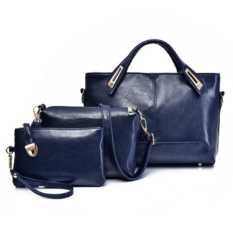 3 in 1 Casual PU Shoulder Bag Ladies Handbag Messenger Bag