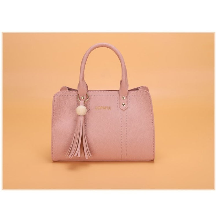 4 in 1 Casual PU Shoulder Bag Ladies Handbag Messenger Bag (Pink)
